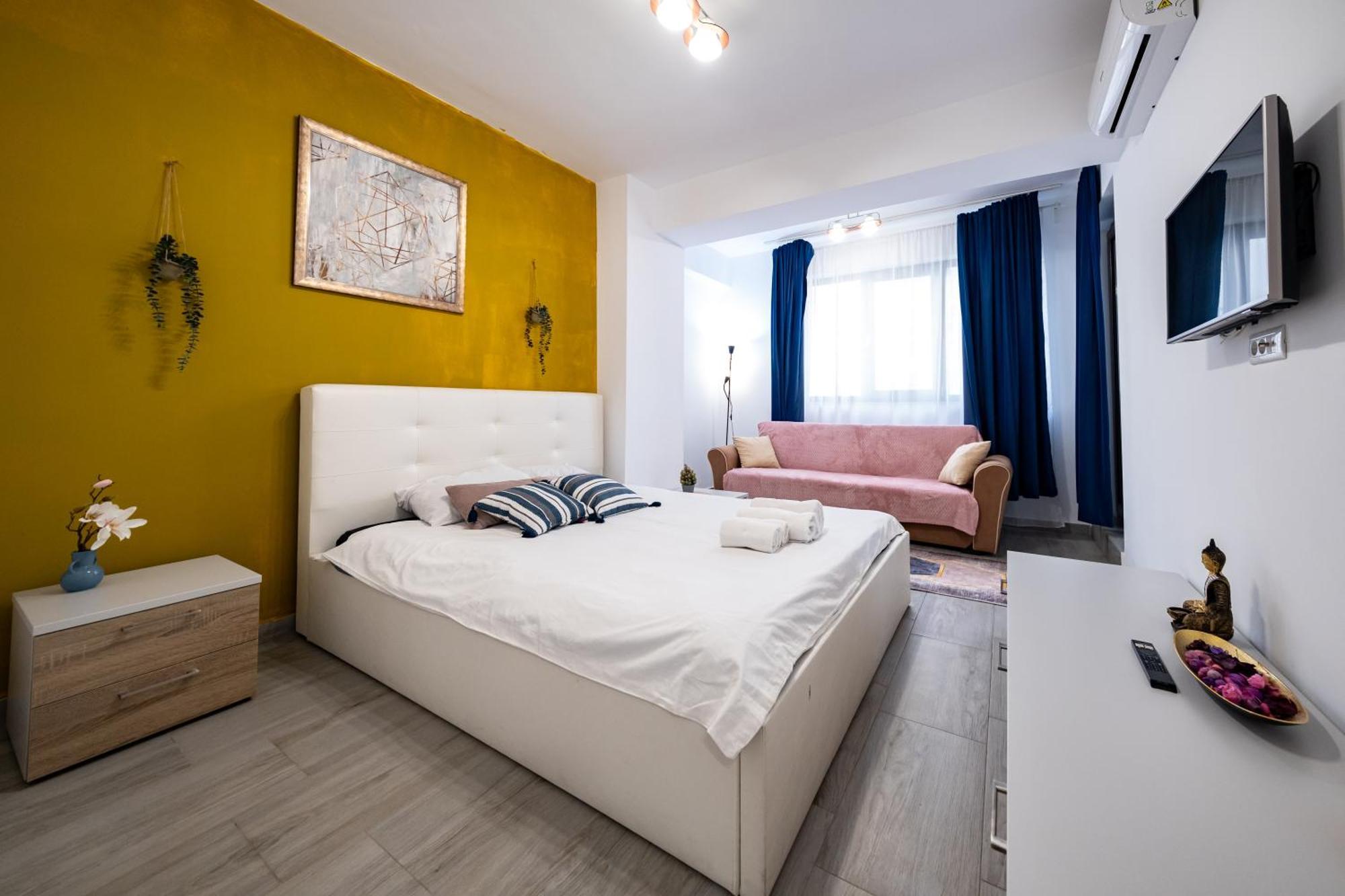 The Golden Studio - With Free Gym Bucarest Esterno foto